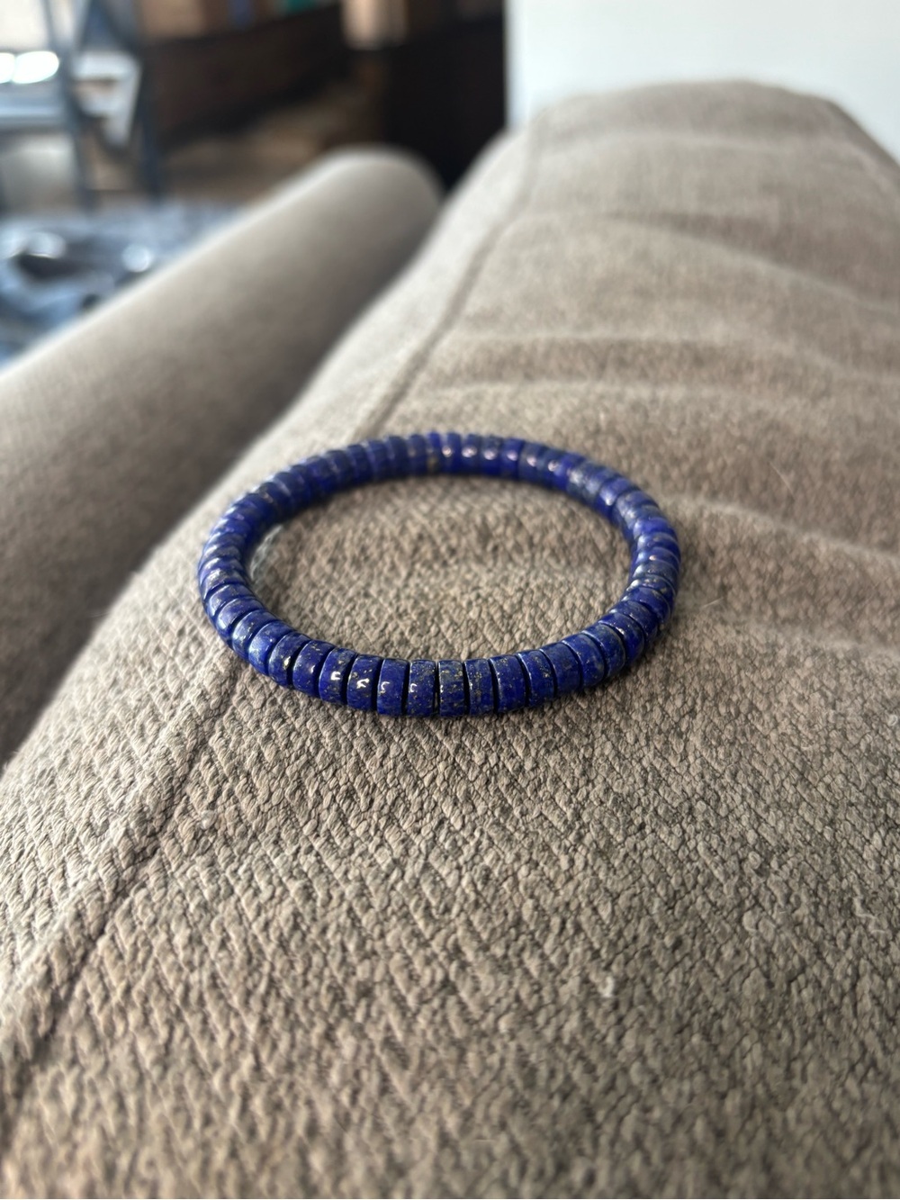 Lapis Blue Beaded Stretch Bracelet - Women Jewelry Bracelets